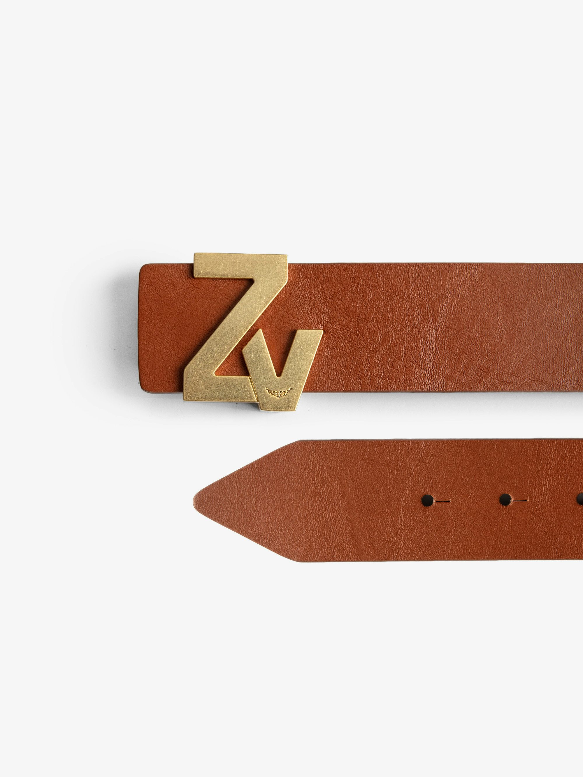 ZV Initiale Belt - 40mm wide ZV Initiale leather belt.